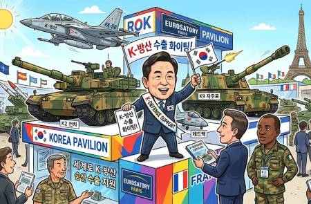 방사청·국기연·방진회, 유럽 방산전시회 ‘유로사토리 2026’서 통합한국관 운영