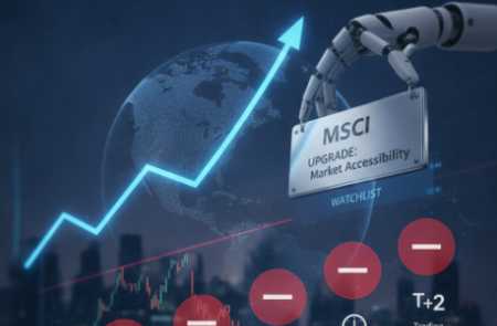 MSCI, 한국 증시 '투자상품 가용성' 등급 상향..선진국 관찰대상국 복귀 기대감 