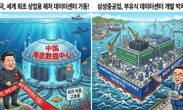 중국, 세계 최초 해상풍력 연계 ‘수중 데이터센터’ 공식 가동… 해저 활용 박차