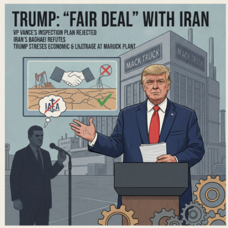 트럼프 대통령, 이란의 IAEA 사찰 거부 일축… 공정한 합의 도출 중