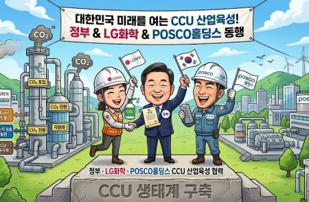 과기부, 2380억원 규모 CCU 메가프로젝트 가속… LG화학·포스코홀딩스 주도로 진행