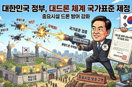 산업부 국표원, 대드론 체계 성능시험 국가표준 제정… 중요시설 드론 방어 체계 강화