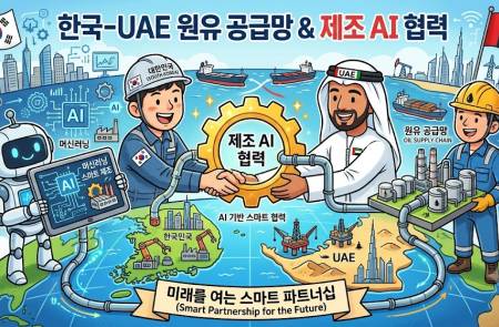 한-UAE, 원유 공급망 및 제조 AI 파트너십 체결… 중동전 위기 속 자원 안보 강화