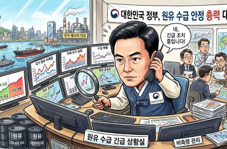 정부, 중동정세 긴장 재고조에 ‘원유 수급 긴급점검’