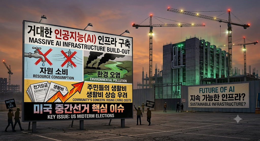AI 데이터센터 건립 논란, 美 중간선거 핵심 쟁점 부상