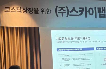스카이랩스, 반지형 커프리스 혈압계+AI의료 데이터 "9월 코스닥 상장"