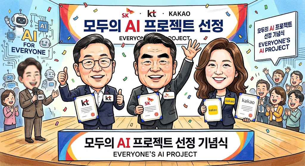 모두의 AI 프로젝트, SKT·카카오·KT 선정