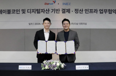 다날, 인엑스와 업무제휴(MOU) 체결…스테이블코인 결제·정산망 구축 나선다
