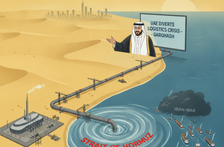 아랍에미리트(UAE), 이란전쟁발 물류 대란에 호르무즈 해협 우회로 확보 총력