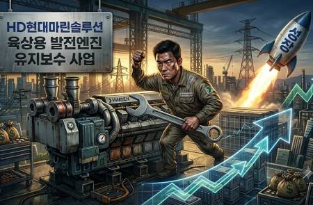 HD현대마린솔루션, HD현대중공업의 DC향 엔진사업 확장 효과 '이익 레벨업'