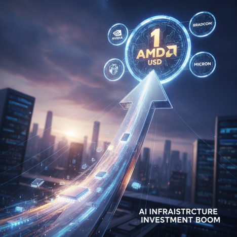 AMD, '꿈의 시총' 1조 달러 클럽 입성…美 반도체 업계 4번째