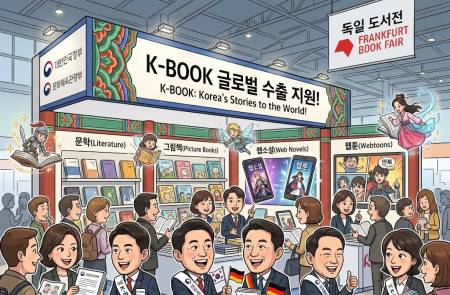 문체부, 문학·그림책·웹소설·웹툰 등 K-북 수출 전격지원… 獨 도서전 참가